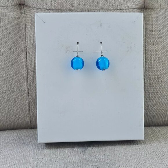 Women Earrings Blue Tone Fashion Jewelry Earrrings - Picture 2 of 10